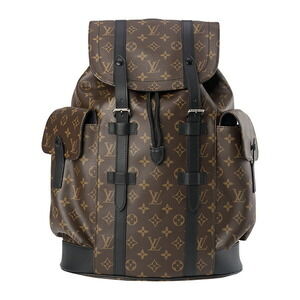 Louis Vuitton Monogram Macassar Brown Christopher Backpack Brown